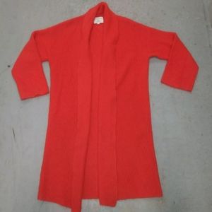 Demylee X J. Crew Spring Long Cardigan Wool Sz S